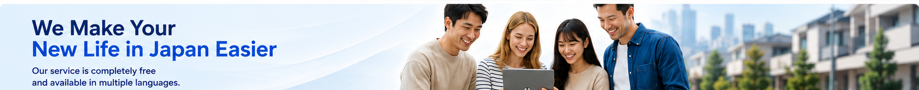Foreign residents settling into their new life in Japan with Good Lifeline Support